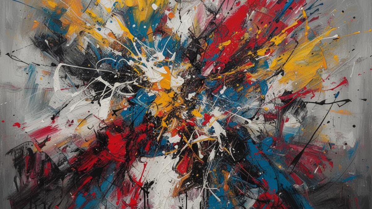 Abstract Expressionism aesthetic