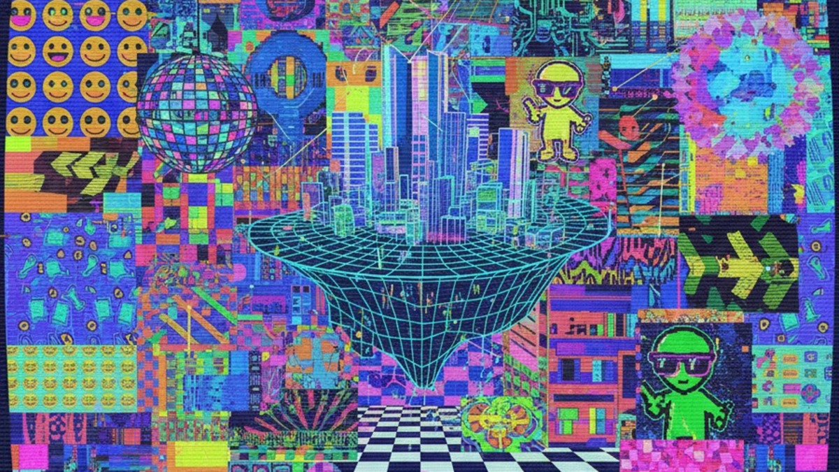 Cybercore aesthetic