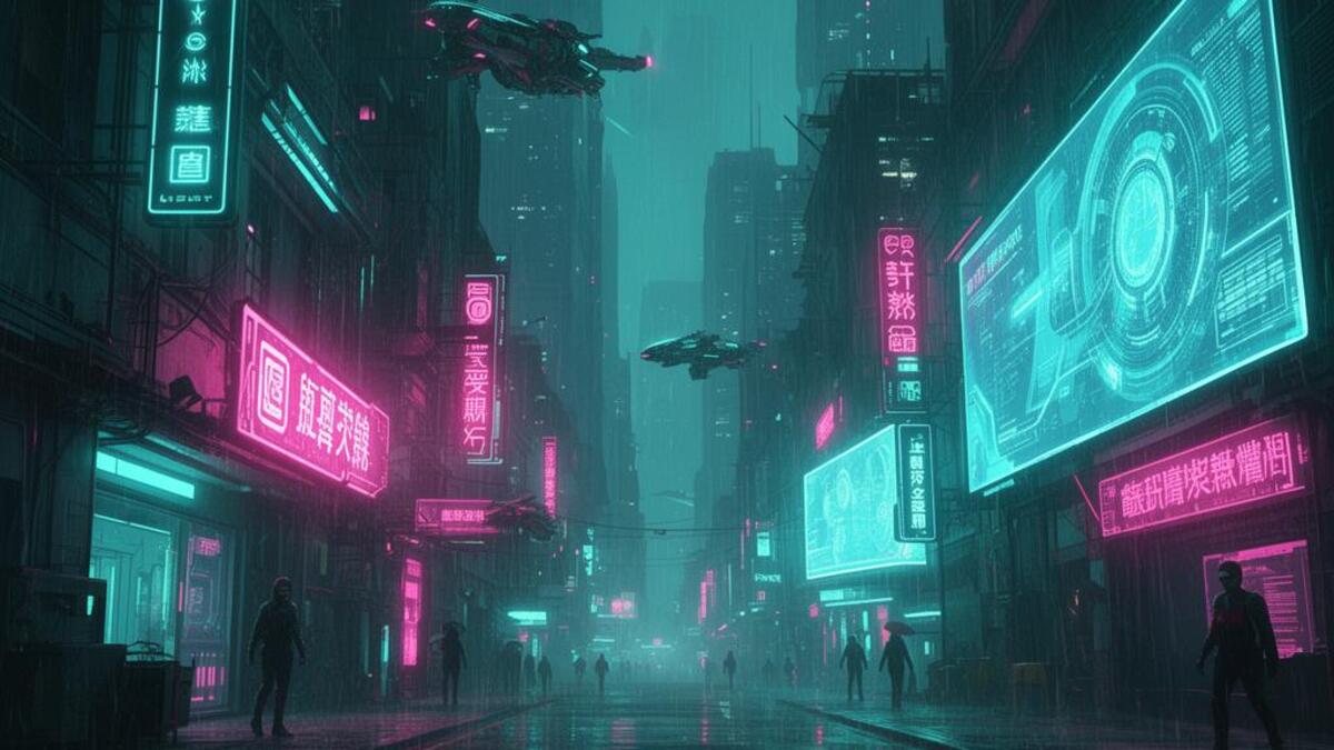 Cyberpunk aesthetic