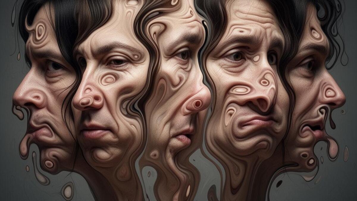 Distorted Portraits aesthetic