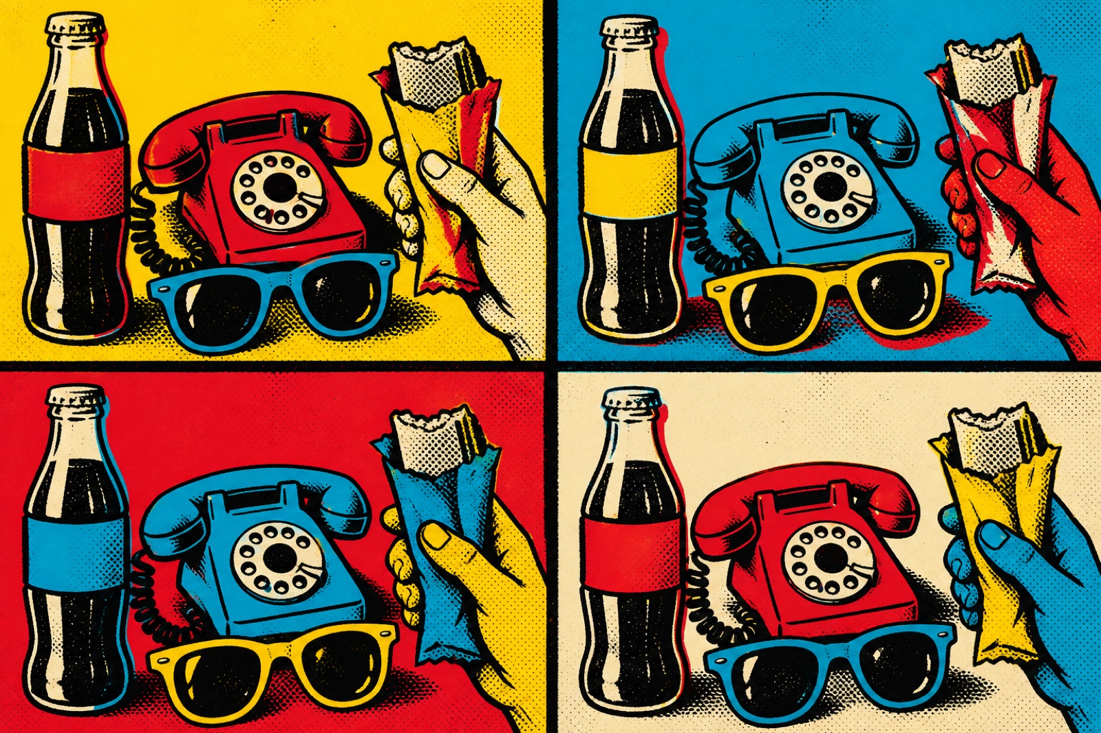 Pop Art aesthetic