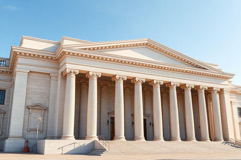 Stripped Classicism aesthetic
