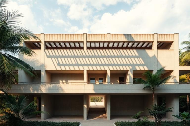 Tropical Modernism aesthetic