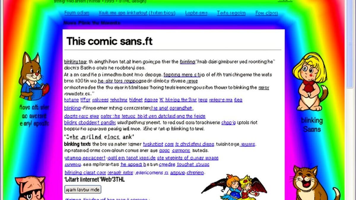 Web 1.0 aesthetic