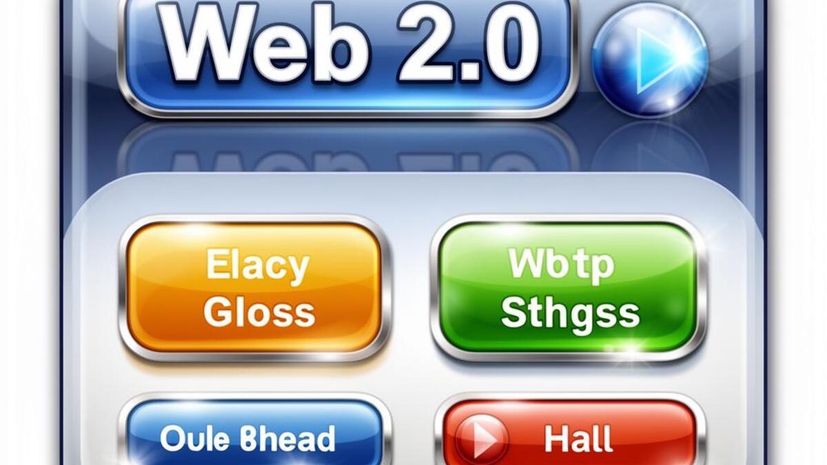 Web 2.0 Gloss aesthetic